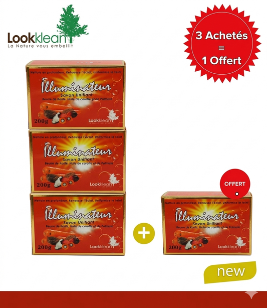 Pack Découverte Lookklean – 3 savons achetés, 1 offert