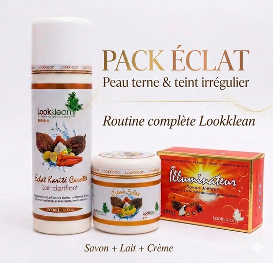 Pack Éclat Lookklean – Peau terne & teint irrégulier